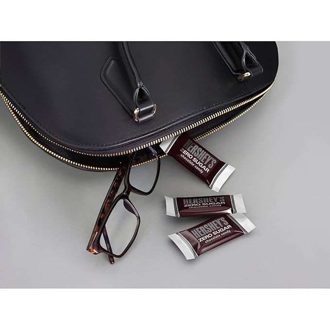 HERSHEY'S Zero Sugar Chocolate Candy Bags 3 oz (12 Count)