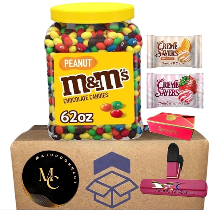 M&ampM S Bulk (Peanut Chocolate Candy) Candy 62 oz.|BY MAJUU CONNECT