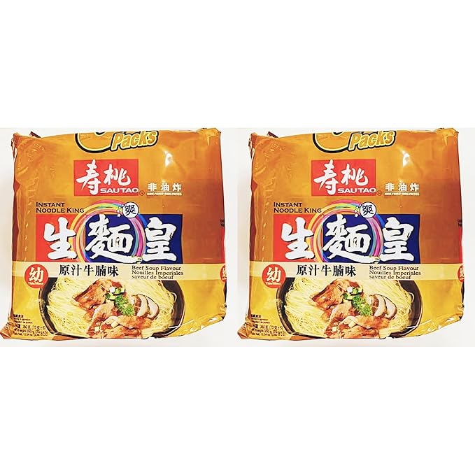 Instant Noodle King Beef Soup Flavor Thin350g(70gX5)2 Pack