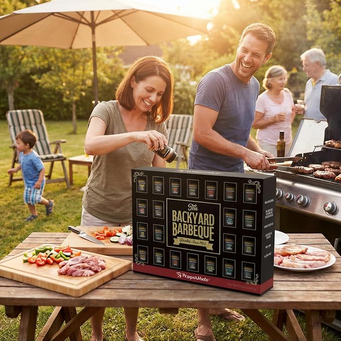 Ultimate 22-Spice Grilling &amp Cooking Gift Set – Gourmet Chef-Approved All-Natural Non-GMO Rubs &amp Seasonings for BBQ Steak Chicken Seafood – Perfect Holiday Christmas Father’s Day &amp