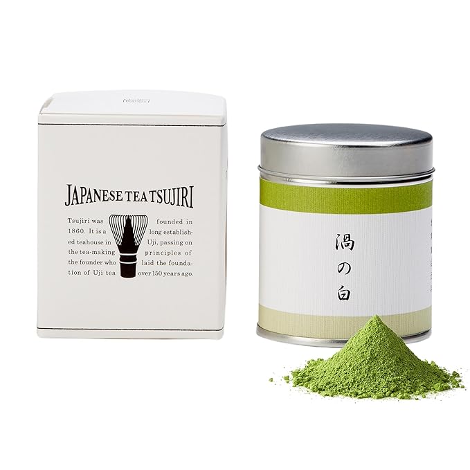 TSUJIRI Matcha - Uzu no Shiro (30g / 1.06oz) - Ceremonial Grade Matcha Powder - Authentic Japanese First Harvest Matcha Green Tea - Uji Kyoto Japan 1860