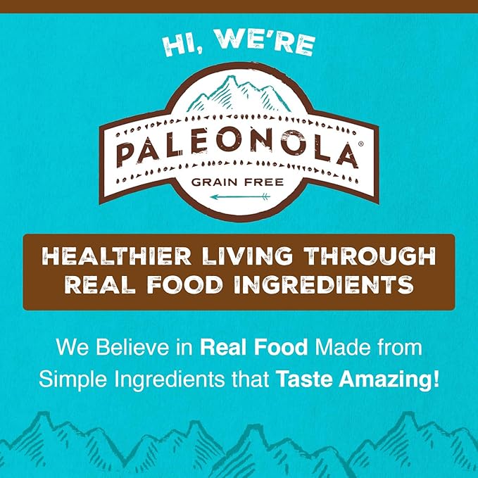 Paleonola Original Grain Free Granola 10 Oz Resealable Bag (Pack of 6) - Grainless Protein Paleo Granola Blended with Dried Coconut and Cranberries - Low Carb Gluten &amp Dairy Free Non-GMO Snack