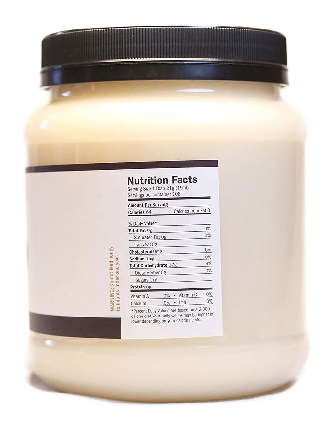 Stockin's Apiaries Raw Alfalfa Honey In Bulk Unheated Unfiltered &amp Nutritious 80 Oz.