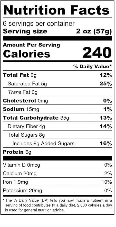 Organic Slow-Baked Granola Nut-Free by Country Life - Morning Manna Granola - Oats Coconut Sunflower Seeds - Vegan Breakfast - 12 oz 3 lb &amp 25 lb Bulk (25 LB)