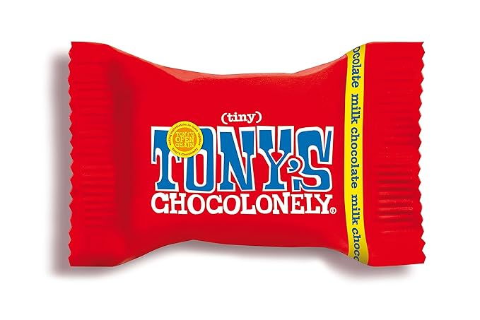 Tony’s Chocolonely | Tiny Tony’s 32% Milk Chocolate Bites | 100 Bites (Milk)