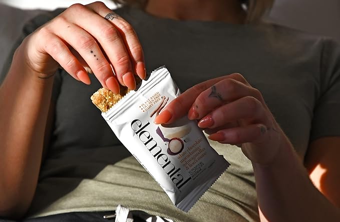 Elemental Superfood Seedbars White Chocolate Macadamia + Ashwagandha 1.8 Ounce - 12 Pack 100% Certified Organic Non-GMO Verified Gluten Free Dairy Free Plant Based