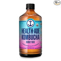 Health-Ade Organic Kombucha Tea Bubbly Rose 12-Pack (16 Fl Oz Bottles) Non-GMO Vegan Gluten-Free Fermented Drink with Living Probiotics