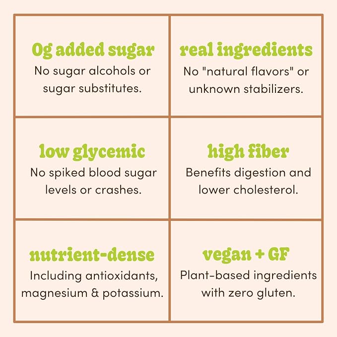 Realsy Pitted &amp Stuffed Medjool Dates Organic Dates with No Sugar Added Gluten-Free Vegan Good Source of Fiber Low Glycemic Index All Natural Healthy Snack (Variety 12 Pack)