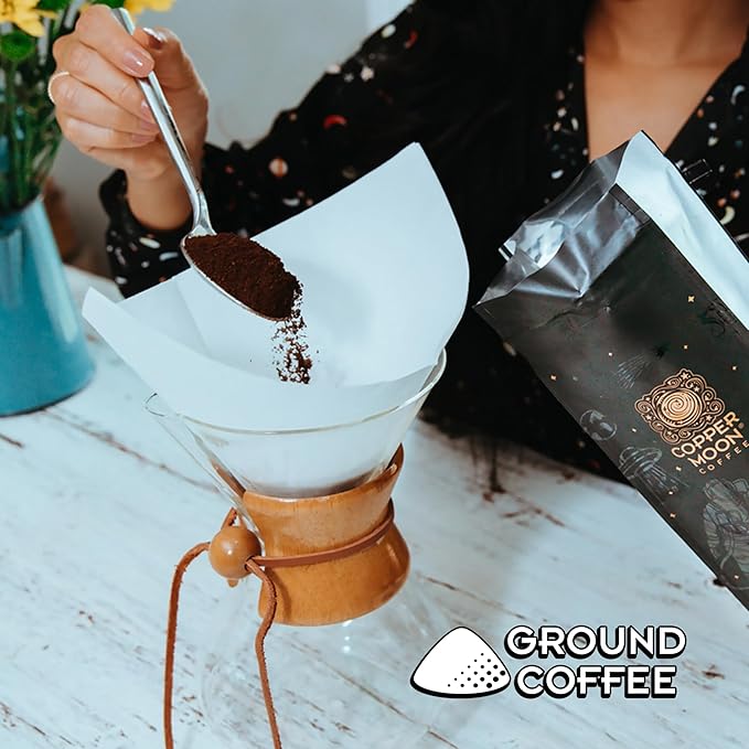 Copper Moon Ground Coffee Bean Me Up Blend Light Roast 3 Bags (12 oz. each)