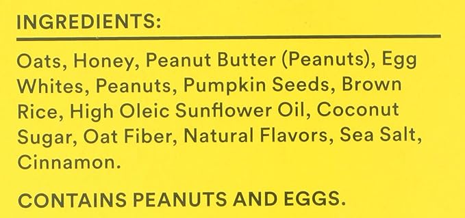 RxBar Protein Bar Honey Cinnamon Peanut Butter 10g Protein Bar No Fillers Kosher Gluten Free 9.7 Ounce (Pack of 6)