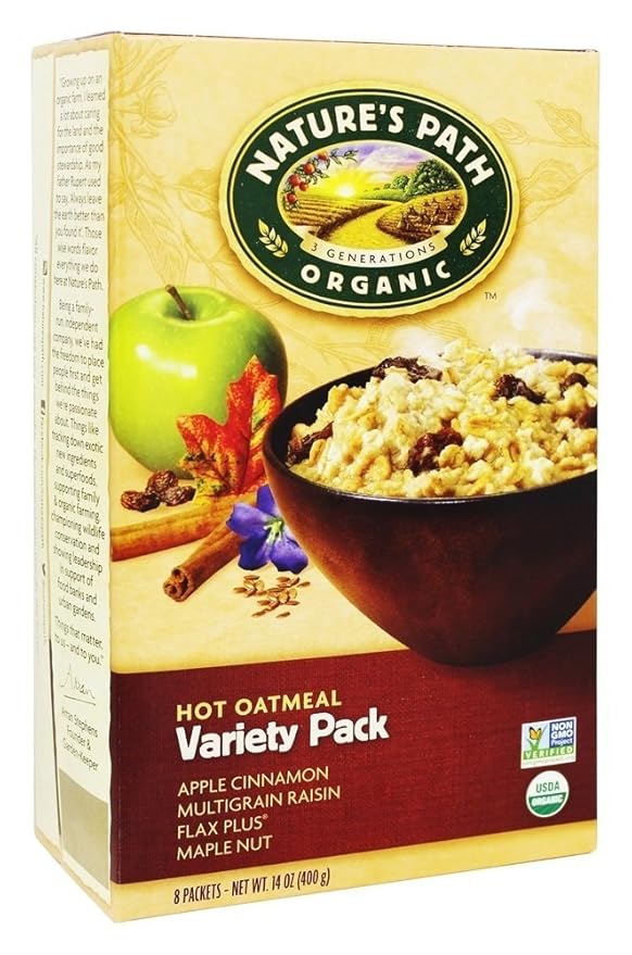 Natures Path Cereal Hot Vrty Organic 8 Count 14 Ounce