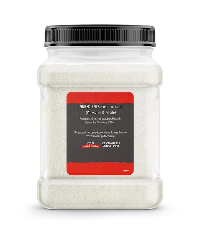 Birch &amp Meadow Cream of Tartar 2.75 lb Baking Ingredient Stabilizer