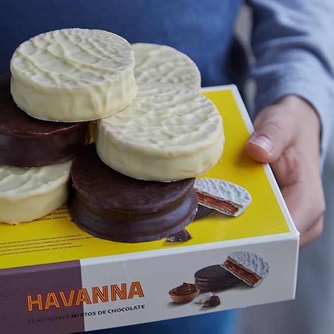 Alfajor Mixed Chocolate and White chocolate - Box 12 Alfajores