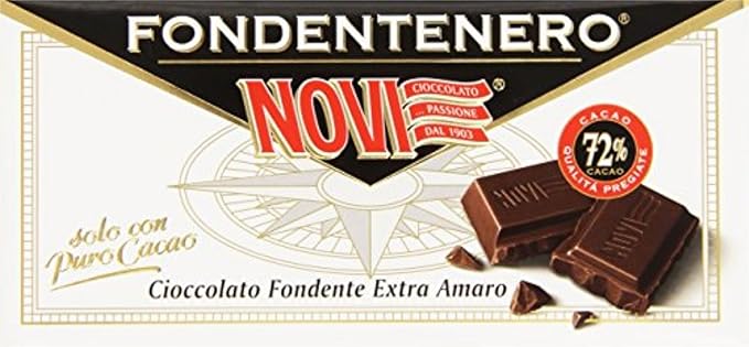 Novi : Italian Extra Bitter Chocolate 100 g  Pack of 4