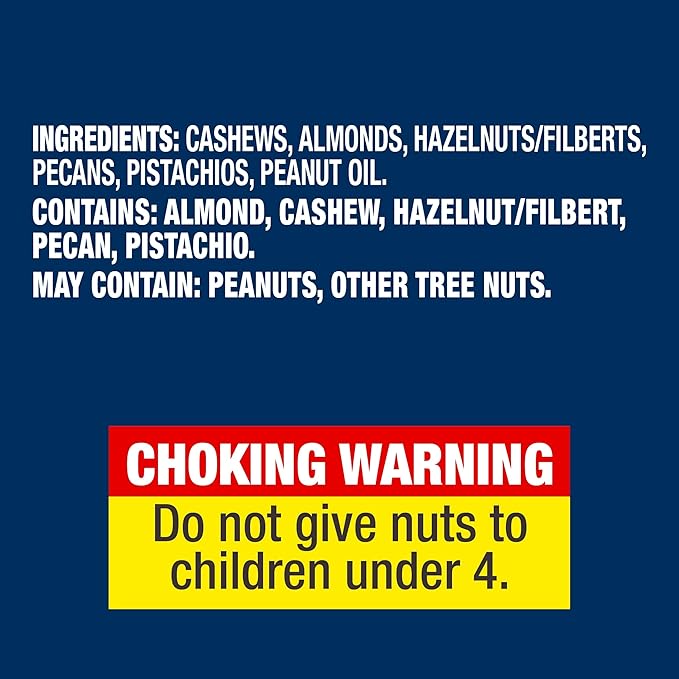 PLANTERS Unsalted Premium Nuts 34.5 oz Resealable Container- Contains Roasted California Pistachios Cashews Almonds Hazelnuts &amp Pecans - No Artificial Flavors or Colors