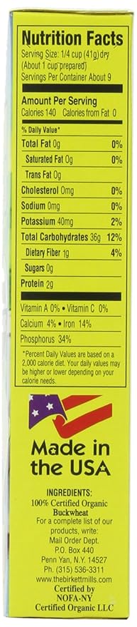 Pocono Cream of Buckwheat Gluten Free Hot Cereal 13-Ounce (Pack of 3)