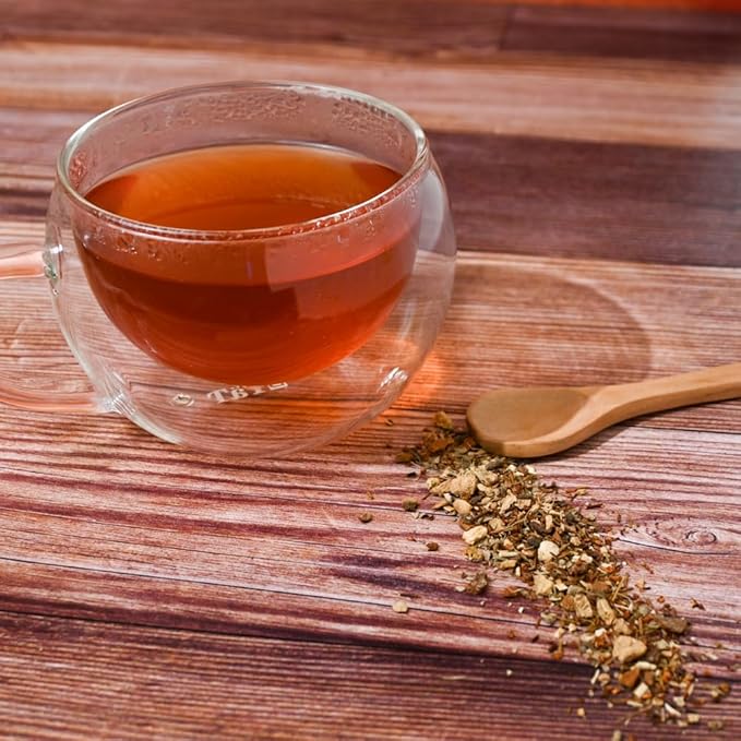 Organic Positively Tea Company Ginger Snap Rooibos Tea Loose Leaf 16 Ounce