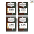 Fresh Roasted Coffee Unroasted Organic Explorer Home Roasting Starter Kit | USDA Organic Kosher | 4 one-pound bags