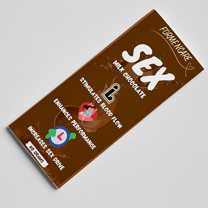 Formencare Chocolate Bar 60 Grams | Luxurious Chocolate for Uplifting Mood &amp Vitality | Ideal for Men &amp Women Vegetarian &amp Gluten-Free Delight (60 Grams Milk Chocolate)