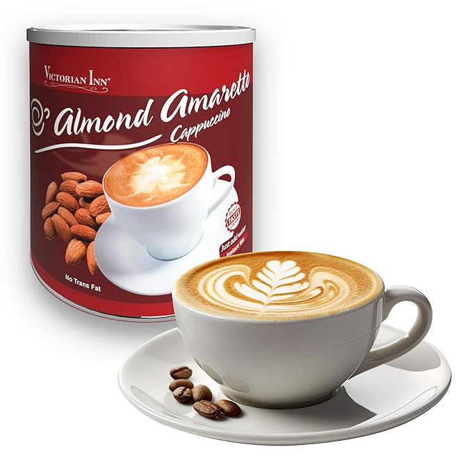 Victorian Inn Instant Cappuccino Almond Amaretto 2 Pound (Pack of 1)