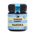 Wonder Honey Raw Manuka Honey New Zealand MGO300 (10+) Tested for 26 Markers Traceable Natural Soothing for Sore Throat Cough - Aids Digestion - Triple Sealed for safety in a Protective Box (8.8oz)