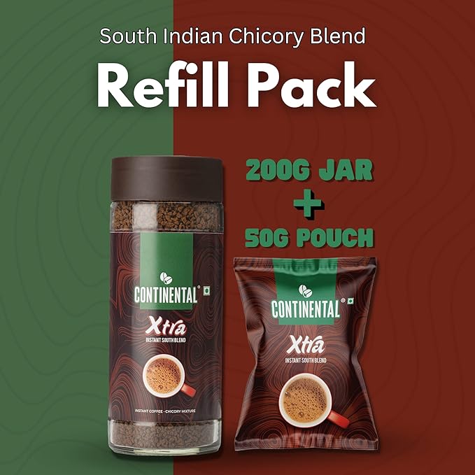 Continental Xtra Instant - Strong Coffee (200g + 50g) Combo Pack