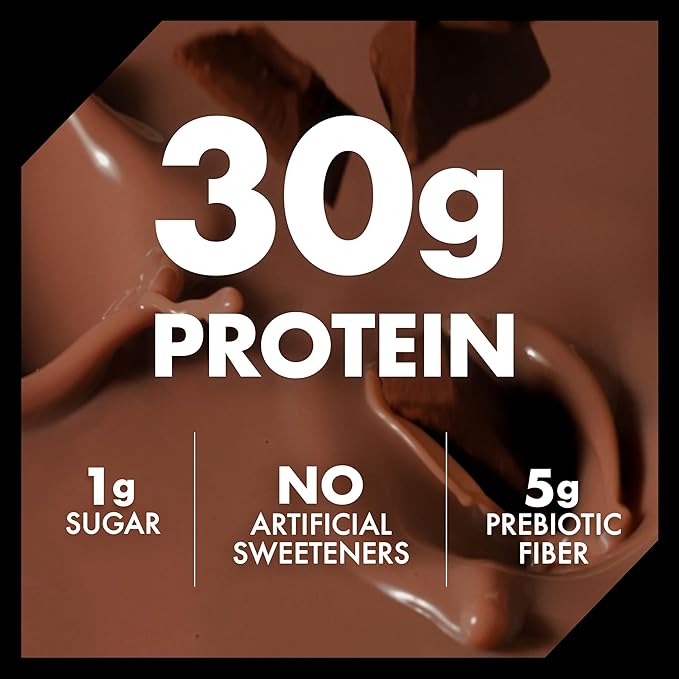 Oikos Protein Shake Exclusive Variety Pack 30g High Protein Drinks Shelf Stable Ready to Drink 5g Prebiotic Fiber 12 fl oz Bottle (8 ct Chocolate 4 ct Vanilla)