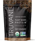 Truvani Vegan Pea Protein Powder | Chocolate | 20g Organic Plant Based Protein | 10 Servings | Keto | Gluten &amp Dairy Free | Low Carb | No Added Sugar