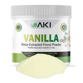 Aki Fine Vanilla Powder Extract From Beans (5.29oz/150g) - Water Extracted Powder Ideal For Baking Cooking Flavoring - Delicious Vanilla Flavor &amp Easy to Add in Smoothies &amp Coffee Non-GMO &a