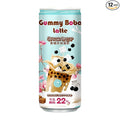 O's Bubble Gummy Boba Latte Canned Bubble Tea Drink With Chewy Boba Pearls (Konjac) 22% whole milk blend 470ml(15.9 fl oz/can) BROWN SUGAR (Pack of 12)