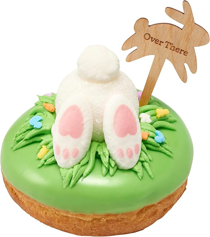 Lucks Dec-Ons Molded Sugar Cake Top Bunny Tails and Toes Set 3/4-1 1/2 Inch 40 Count