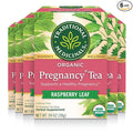 Traditional Medicinals Tea Organic Pregnancy Tea Supports a Healthy Pregnancy Raspberry Leaf Kosher Non-GMO Caffeine-Free Compostable - 96 Tea Bags (6 Pack)