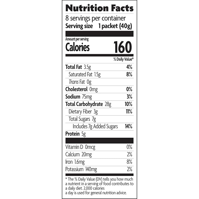 Nature's Path Organic Chocolate Chip Instant Oatmeal 11.3 oz (Pack of 6) Gluten Free Non-GMO Fair Trade
