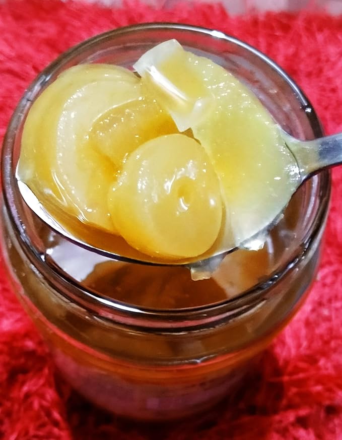 MADHUMRIT Bamboo Murabba | Raw Forest Honey | Helps Increasing Height Growth Healthy and Fresh | Bans ka Murabba (500 gram) (Bamboo)