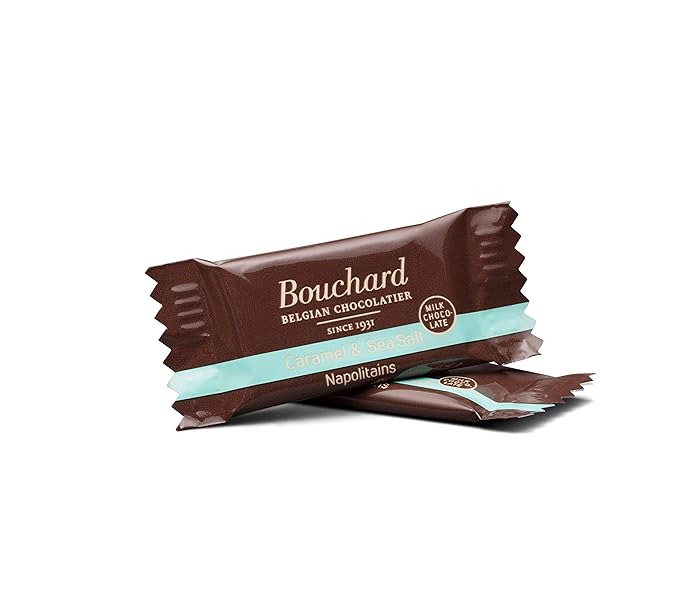 Bouchard Belgian Milk Chocolate with Caramel &amp Sea Salt (16 OZ / 1 LB)