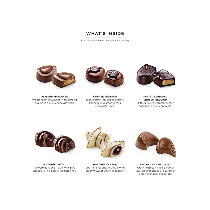 Godiva Chocolatier Gold Ribbon 9-Piece Assorted Chocolate Gift Box – Gourmet Chocolate Candy Variety Pack – Dark Caramel Milk Chocolate Nuts– Gift Basket for Congratulations Birthday and Anniversar