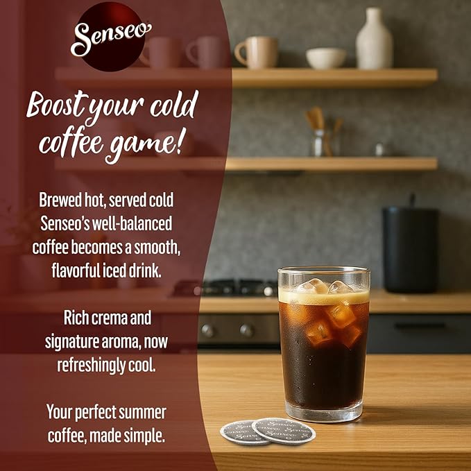 Senseo Extra Strong Coffee Pods – 48 Count (1 Pack) – Dark Roast with Intense &amp Bold Flavor and Rich Crema – Single-Serve Coffee Pads Compatible with Senseo &amp PeleCom Machines