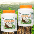 Organic Virgin Coconut Oil 2 Pack (84 fl oz Each) – USDA Organic Cold Pressed Unrefined Chemical-Free Bulk Size