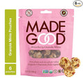 MadeGood Strawberry Granola Minis 6 Pouches (3.5 oz/ea) Granola Clusters Made with Crunchy Oats and Juicy Strawberries Convenient Individually-Wrapped Portions Allergy-Friendly School-Safe Snack