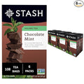 Stash Tea Chocolate Mint Wuyi Oolong Tea - Caffeinated Non-GMO Project Verified Premium Tea with No Artificial Ingredients 18 Count (Pack of 6) - 108 Bags Total