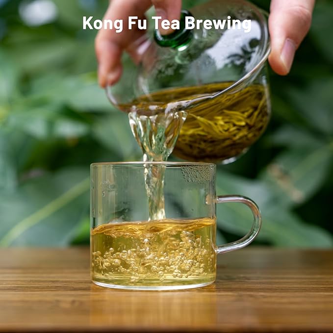 iTeaworld Chinese Green Tea Sampler - 6 Flavors Green tea loose leaf Bag - Chinese Tea With Mediumly Caffeinated Sugar Free Loose Leaf Tea for Health Come with 20 Tea Bags 3.5oz