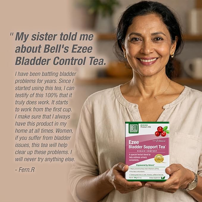 Bell Bladder Control Tea for Women™ - A Special Herbal Tea to Help Support Healthy Urinary Balance and Control - Kidney Tea