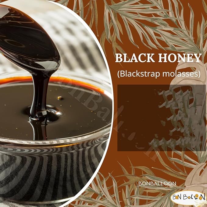 1 Pack El Bawadi Black Honey Molasses Egyptian Halal (22.92 oz / 650 gm) Pure Natural Black Strap Blackstrap Syrup Deps Sugar Premium Egypt Arab Non Gmo Kosher البوادى عسل إسود حلال