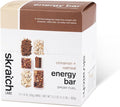 Skratch Labs Energy Bar | Cinnamon + Oatmeal (12 Pack) | Plant Based Healthy Snack | Low Sugar - 5g Protein | Non-GMO Gluten Free Soy Free Vegan Kosher