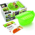 Lekue Kit Deep Steam Case + Recipes Book (Spanish) Green XL