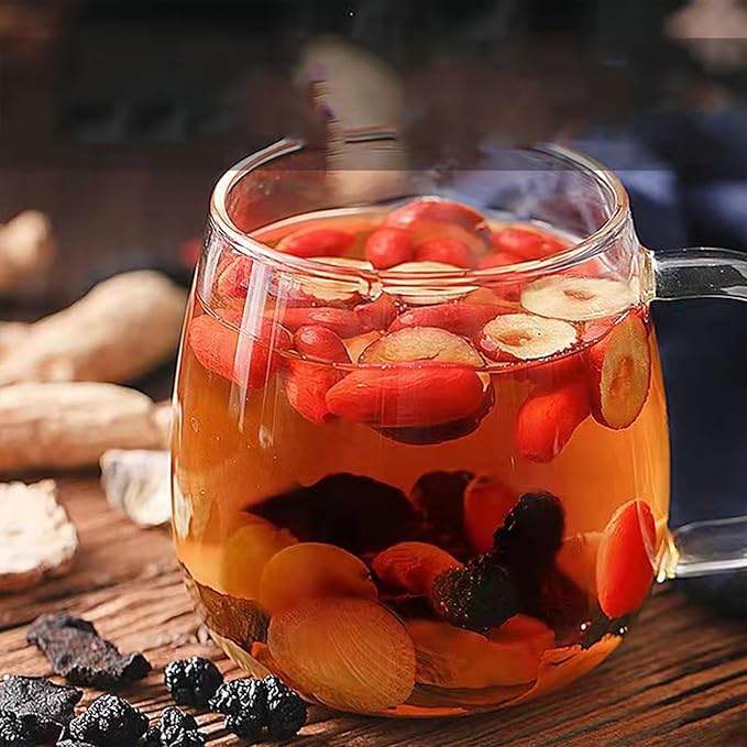 Ginseng &amp Mulberry Herbal TeaGinseng Five Treasures Tea Kidney Formula Six Treasure Teas Wolfberry Mulberry Herbal Goji Berry Red Date Teas Formula Traditional Chinese Blend (20bags)