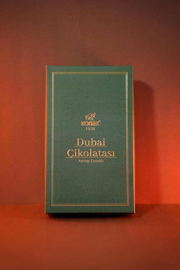 Dubai Chocolate 7oz Kunafa Pistachio Rich Milk Chocolate 200 Gram Individually Wrapped Fresh Premium Pistachio - Gift box for birthday - congratulations - Christmas Amazing Pack