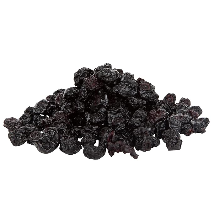 Cherry Bay Orchards Dried Blueberries (3oz 2 Pack 6 oz Total) - No Added Sugar 100% Domestic All Natural Kosher Certified No Preservatives Gluten Free &amp GMO Free - Packed in a Resealable Pou
