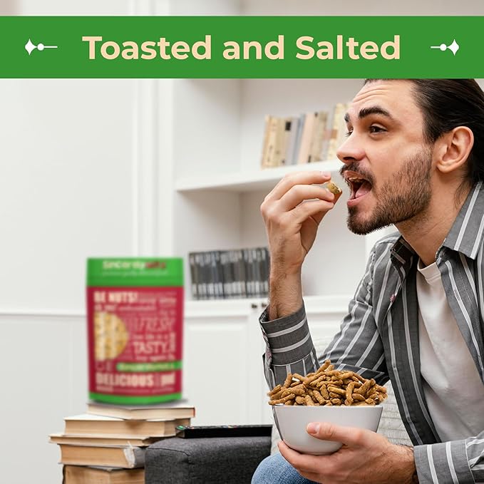 Sincerely Nuts Gourmet Salted Sesame Sticks Snacks 5lb - Kosher Certified - Crunchy Toasted Sesame Seed Crackers for Trail Mix &amp Soup