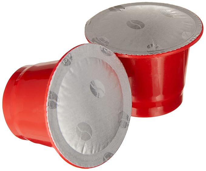 Amazon Brand - Solimo Espresso Capsules Medium Roast Compatible with Original Brewers Pack of 1x50 Capsule (50 count)